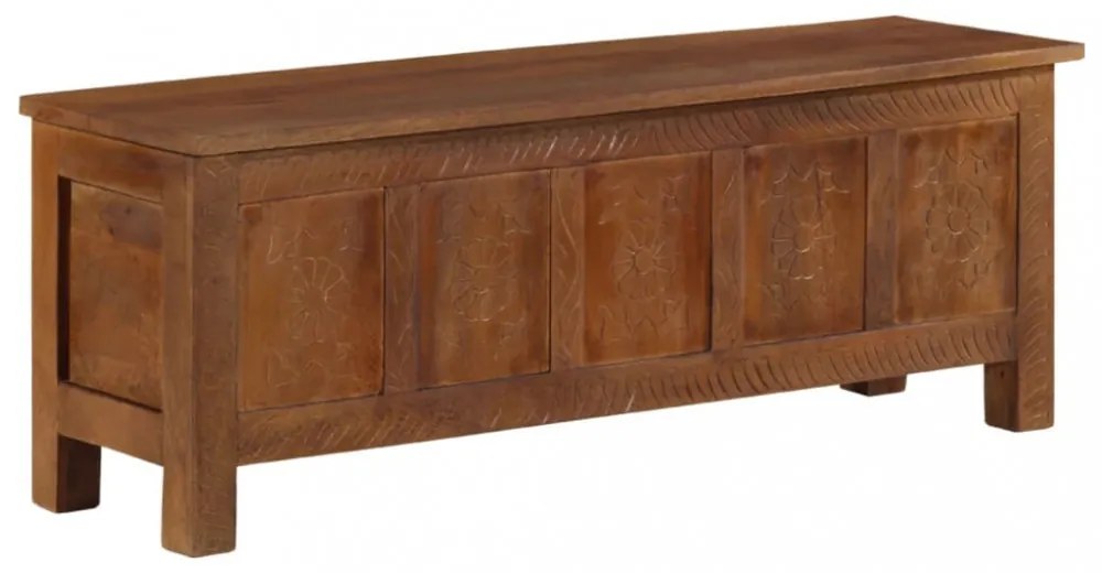 tömör mangófa tárolóláda 110 x 30 x 40 cm