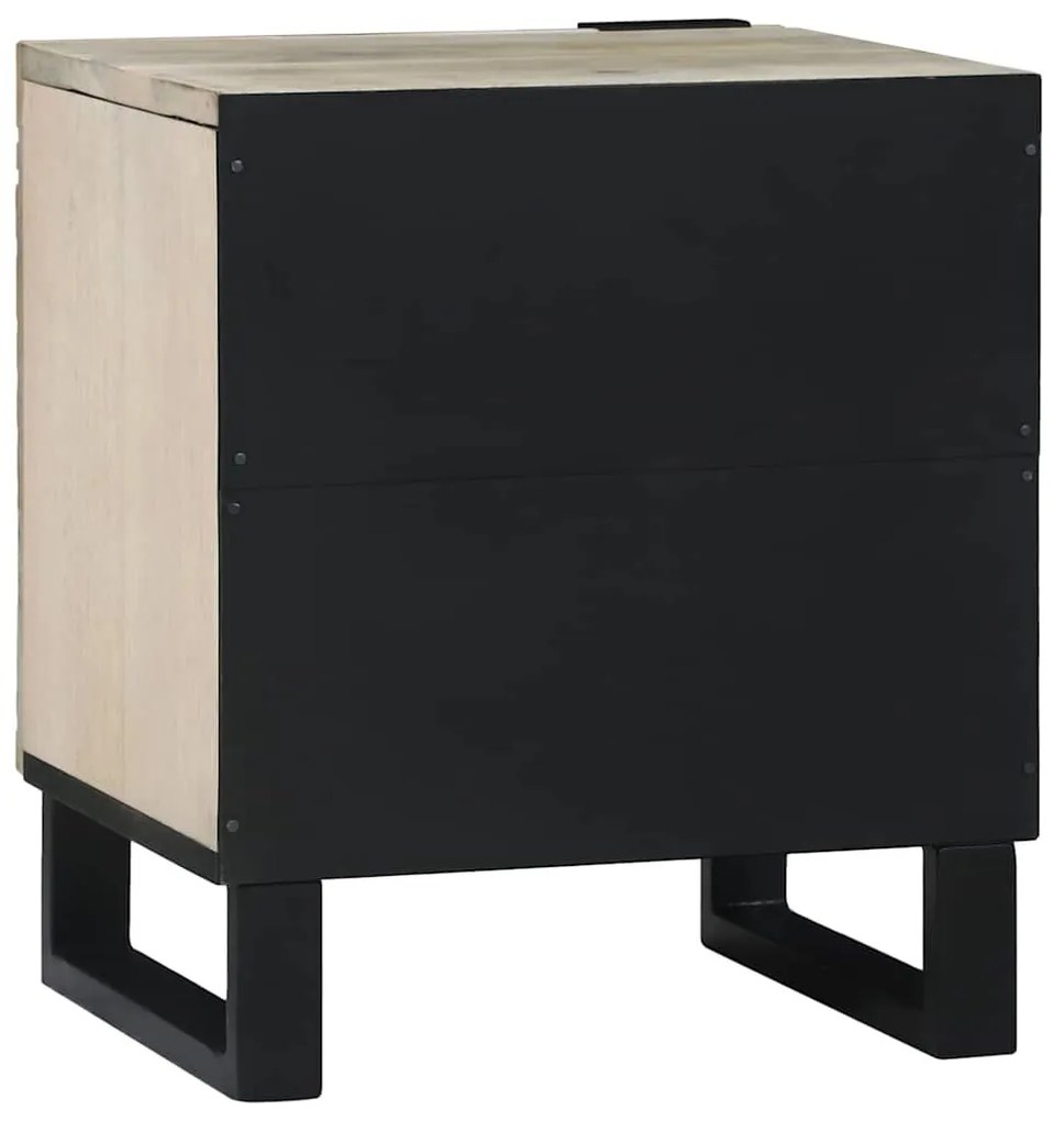 Éjjeliszekrények 2 pcs Természetes 40 x 33.5 x 46 cm