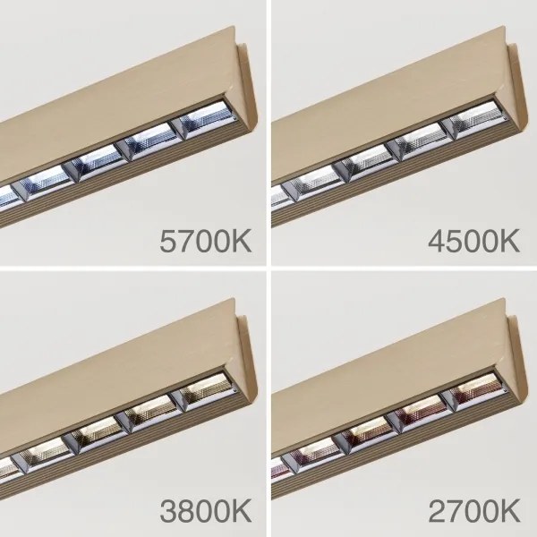 Orion HL 6-1716/120 - TARA LED/44W/230V állítható fényű arany függeszték