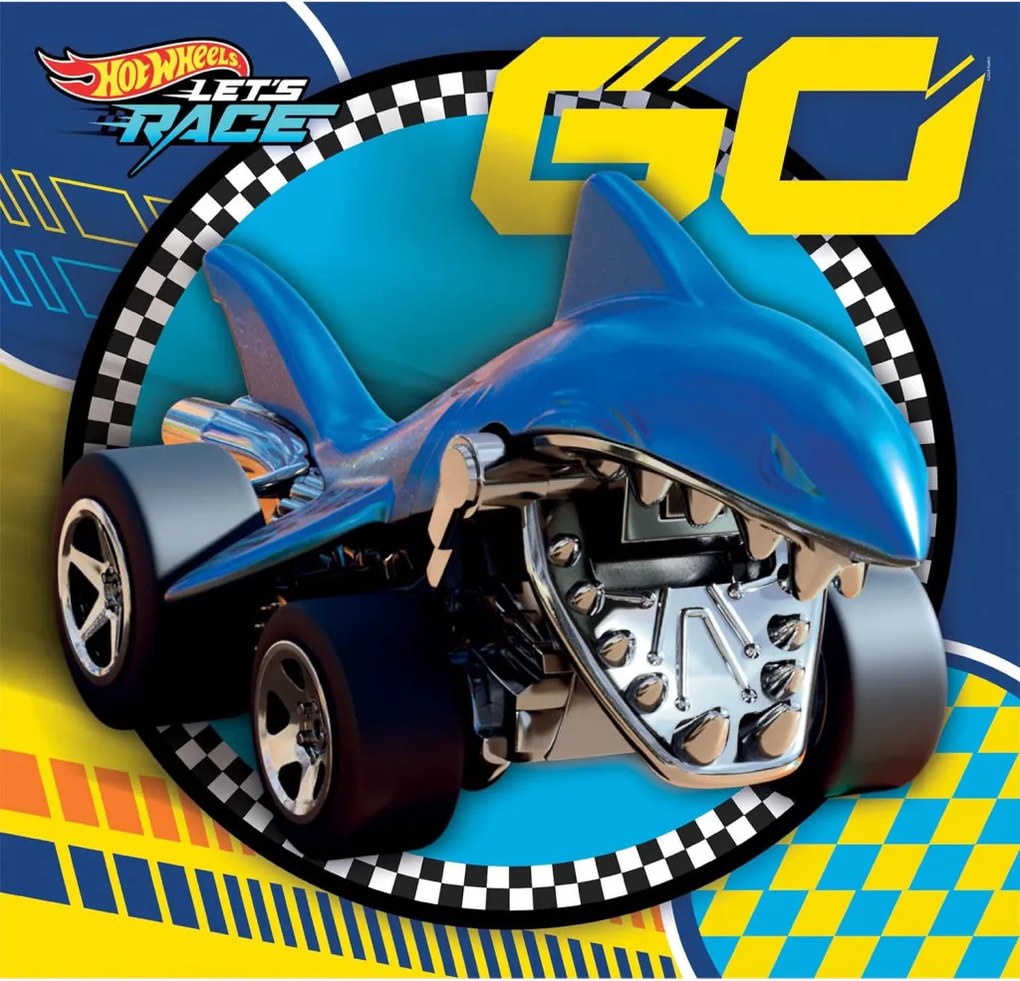 Hot Wheels Go 3x48 db-os puzzle Clementoni