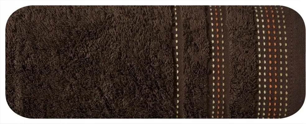 Pola törölköző 50x90 cm barna frottír 500 g/m2