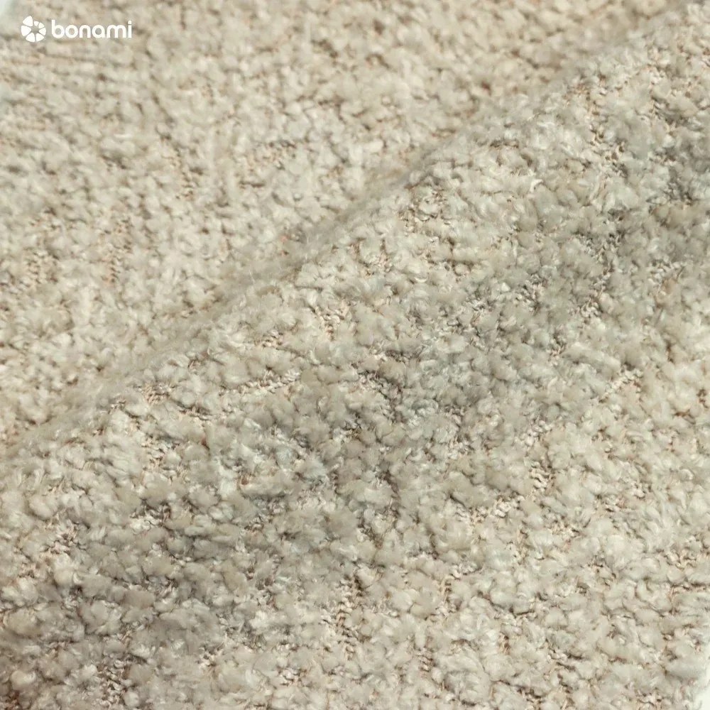 Bézs buklé kinyitható kanapé 215 cm Patti – Bonami Selection