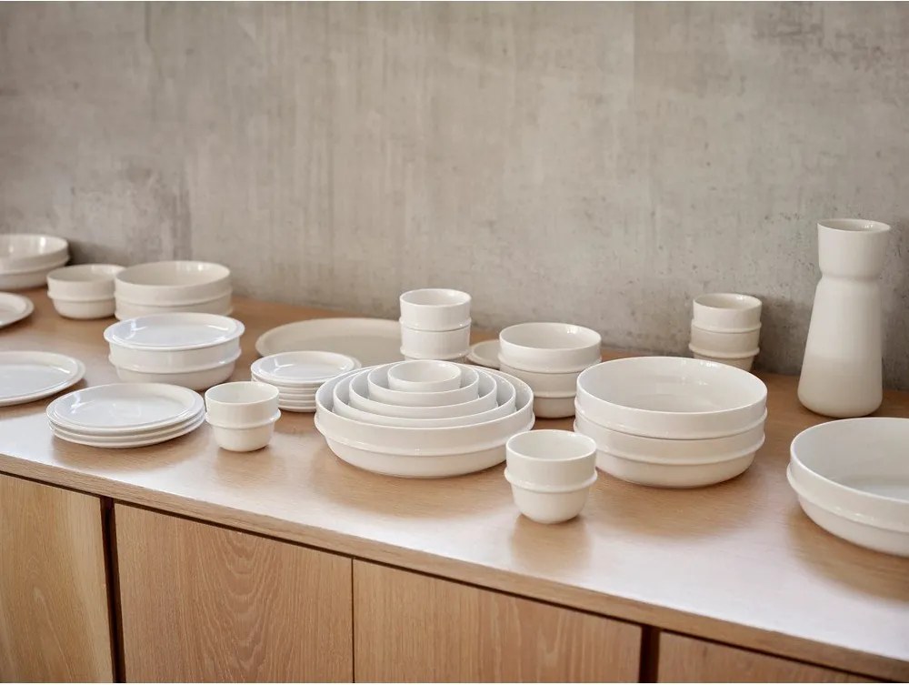 Krémszínű porcelán leveses tálka 900 ml Eau – Zone