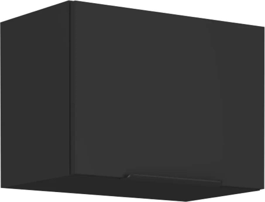 Felső szekrény, fekete, SIBER 50 GU-36 1F