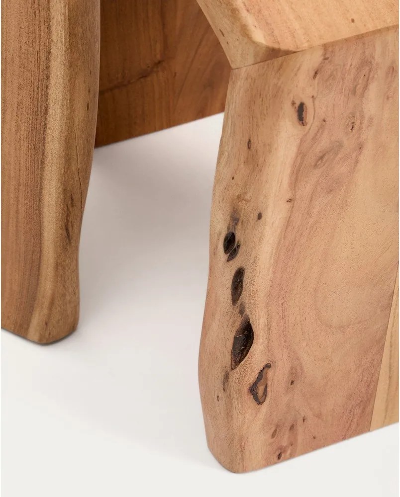 Akácfa tárolóasztal szett 2 db-os 40x50 cm Lomiri – Kave Home