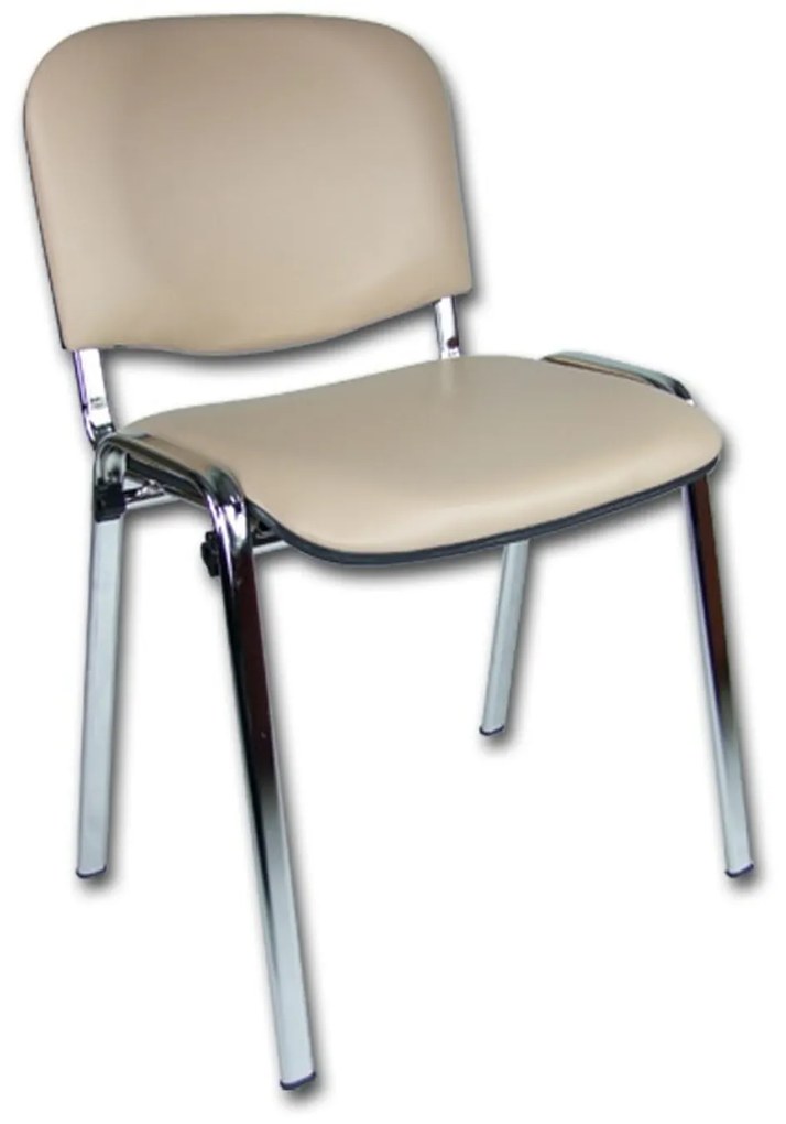 ISO CHROME Öko-bőr konferenciaszék Okker D28 EKO