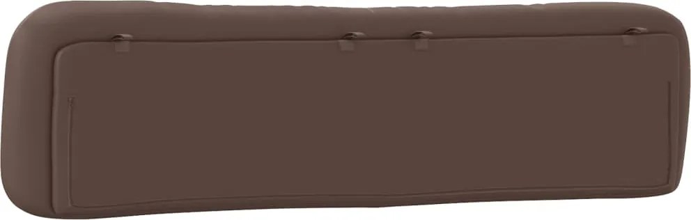 barna műbőr fejtámla párna Hvar 200 cm