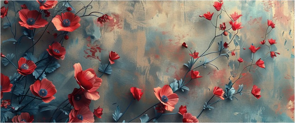 Kép - Farkas mák (120x50 cm)