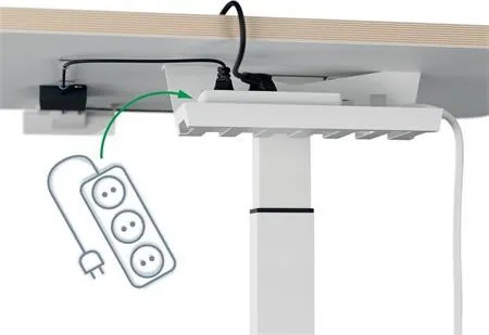 Ülő/álló munkaállomás, elektromos, LEITZ Ergo (E65340001)