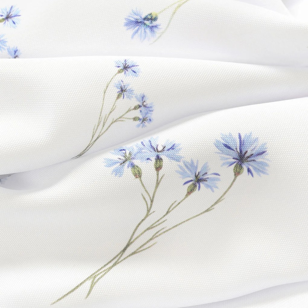 Goldea dekor függöny - kék búzavirág 200x150 cm