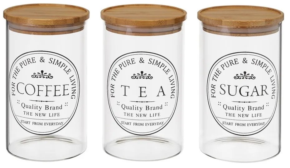 Üveg doboz szett 3 db-os – Casa Selección