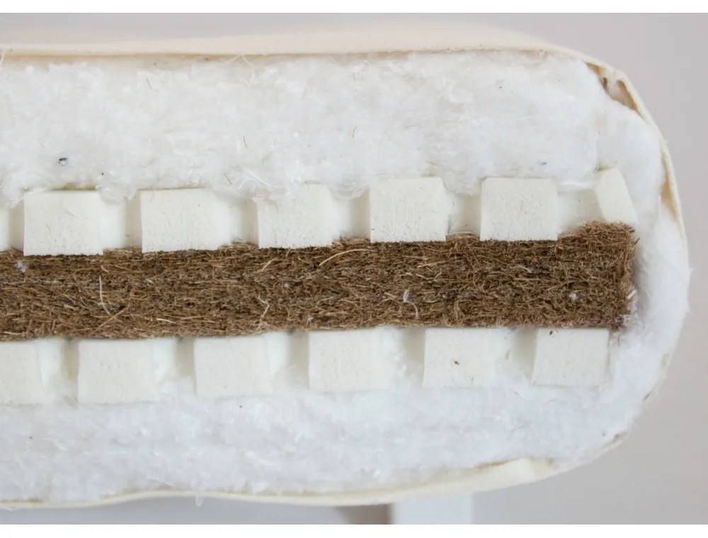 Fehér puha futon matrac 90x200 cm Sandwich – Karup Design