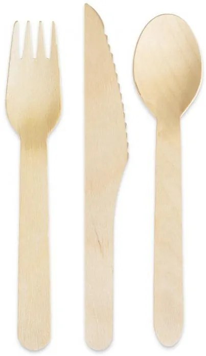 Fa Wooden evőeszköz szett 6 db-os