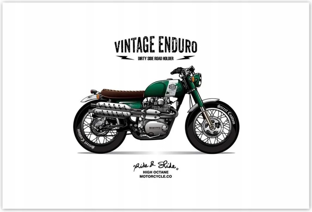Poszterek 200x135 Motorkerékpár Antik Vintage