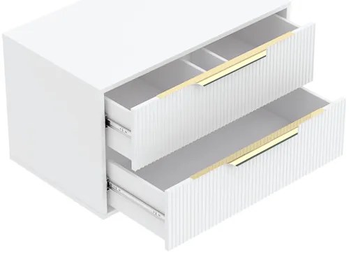 AVI Mosdó Szekrény Fehér Színben 80CM