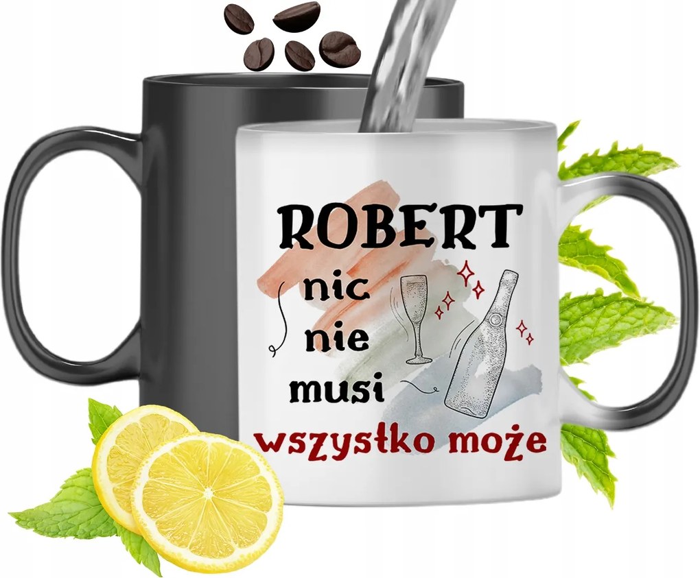 Mágikus Bögre Robert Színváltós, fényképes nyomattal