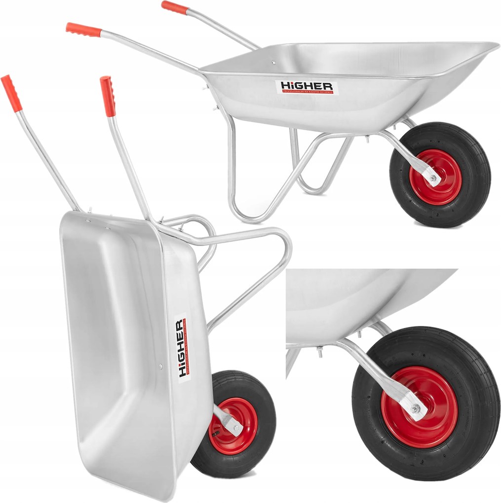 Prémium Kerti Tálca Horganyzott 150kg 95L Ultra erős Vip