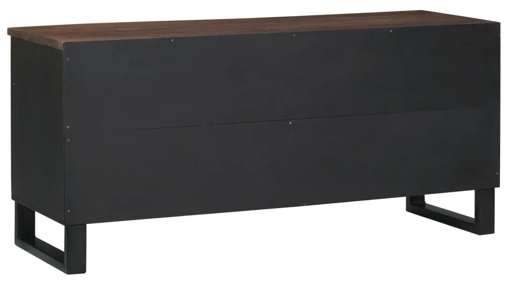 TV Szekrény - 100 x 33.5 x 46 cm, tömör mangófából készült.