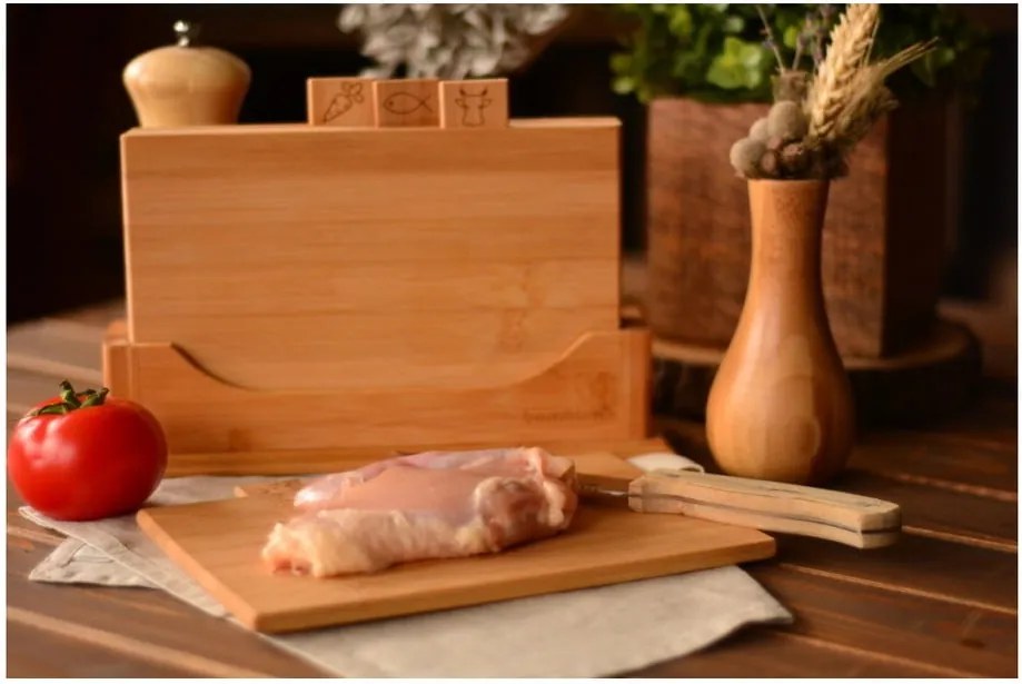 Tapenade 4 db-os vágódeszka szett - Bambum