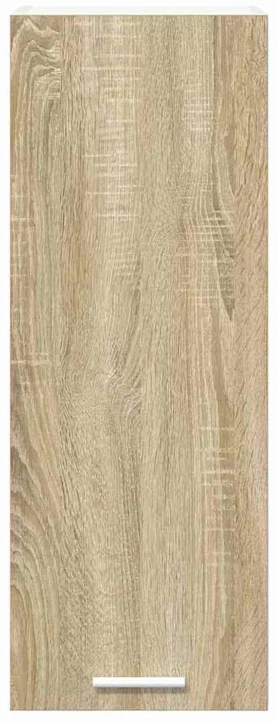 Függő szekrény Riga 2 pcs Sonoma tölgy és fehér 30 x 31 x 80 cm