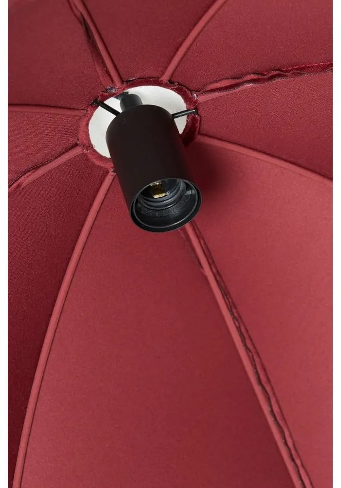 Borvörös függőlámpa textil búrával ø 50 cm Malacia – Light &amp; Living