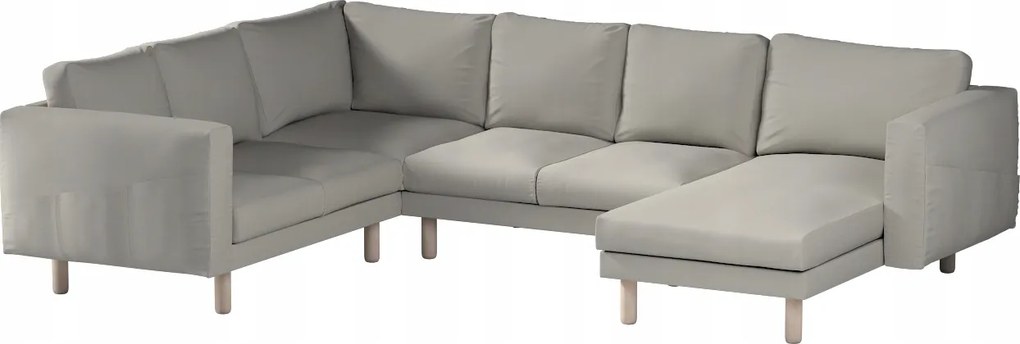 Dekoria Norsborg 5 személyes kanapé huzat Ikea szürke