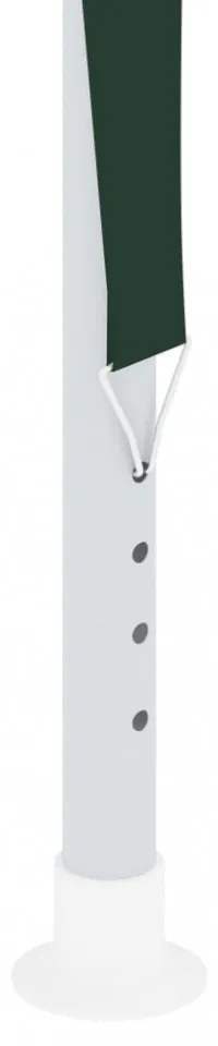 zöld rendezvénysátor 4 x 9 m 90 g/m²