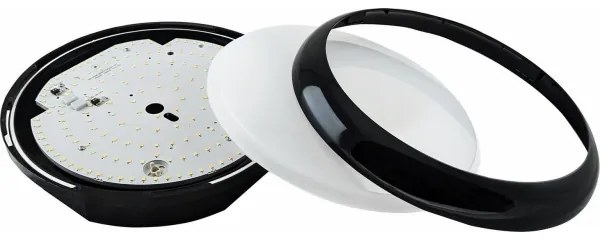 LED Kültéri mennyezeti lámpa STROPY LED/12/15/18/22W/230V IP65 fekete
