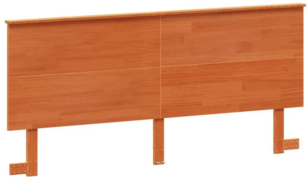 viaszbarna tömör fenyőfa fejtámla 180 cm