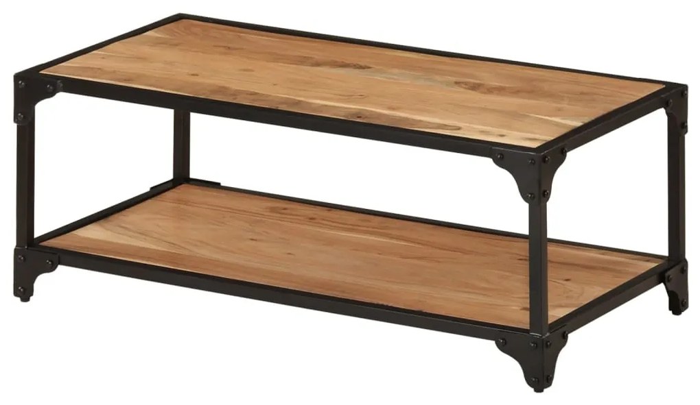Tömör akácfa dohányzóasztal 90 x 45 x 35 cm