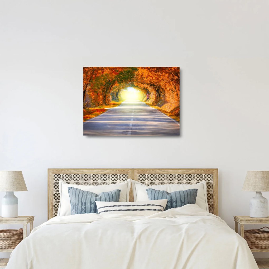 Kép - kapu a fák koronájából (üvegen) (70x50 cm)