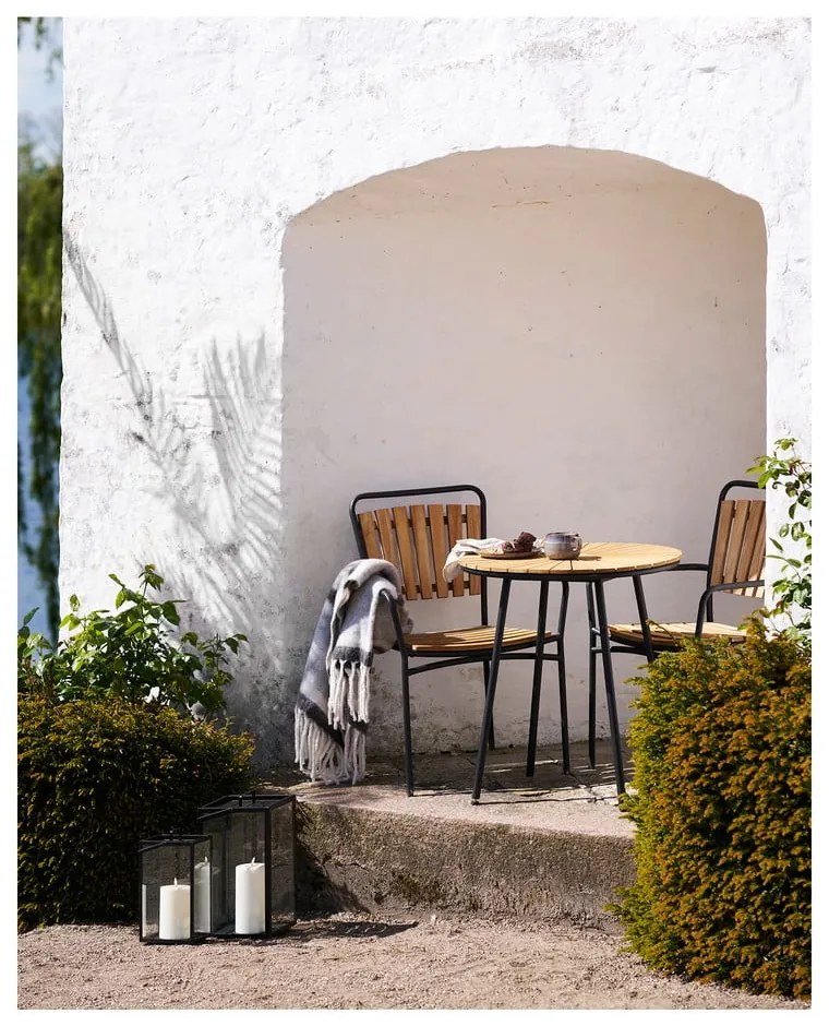 Szürke gyapjúkeverék takaró 130x170 cm Carmel – House Nordic