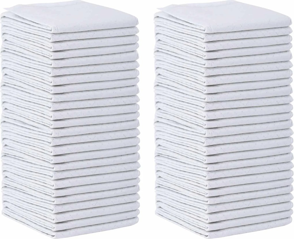 vidaXL Nem szőtt szövet állat tréningpárna 50 pcs 60 x 45 cm