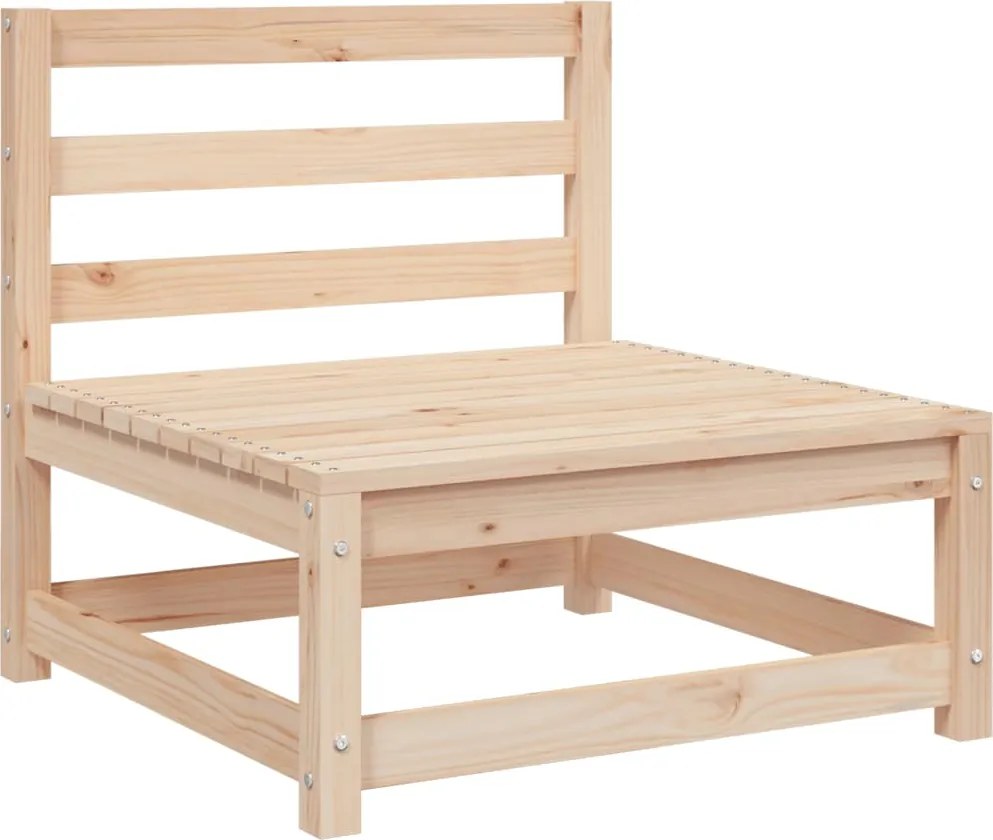 vidaXL tömör fenyőfa karfa nélküli kerti sarokkanapé 70 x 70 x 67 cm