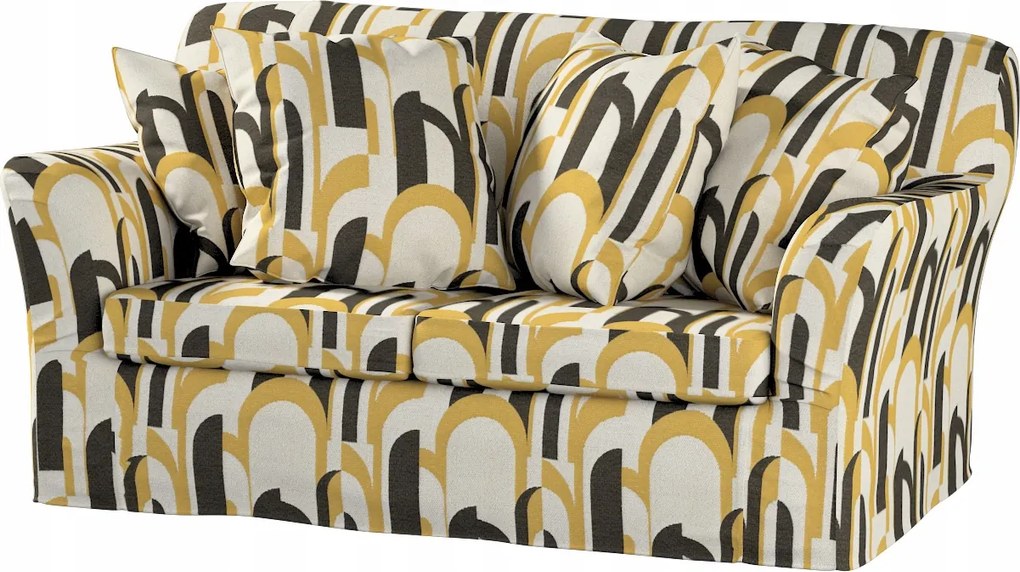 Tomelilla 2 személyes kinyitható kanapé huzat Ikea narancssárga
