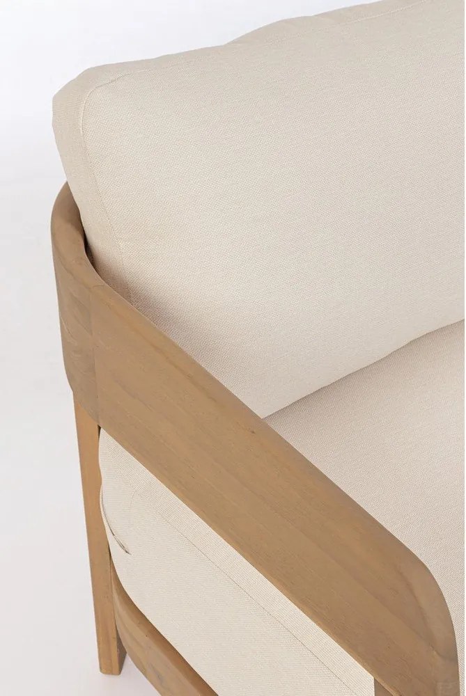 Natúr színű akácfa kerti kanapé Pablo – Bizzotto