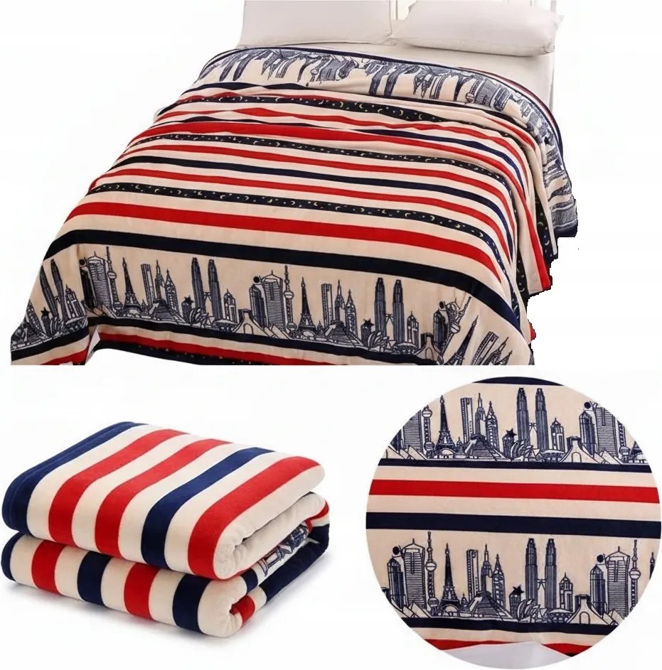 Polár Takaró 150x200VASTAG Meleg Puha Ágytakaró Kanapé Sarok