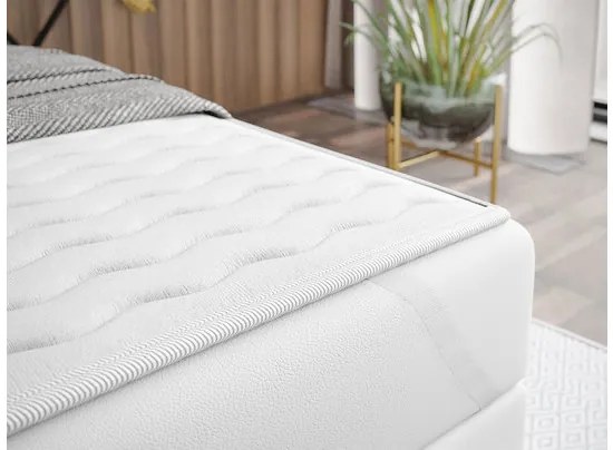 Franciaágy 180 cm Frinesa LED (bézs) (ágyráccsal és matraccal) (tárolóhellyel) (LED világítással). 1104328