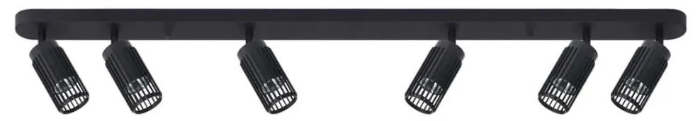 Spotlámpa VERTICAL 6xGU10/8W/230V fekete