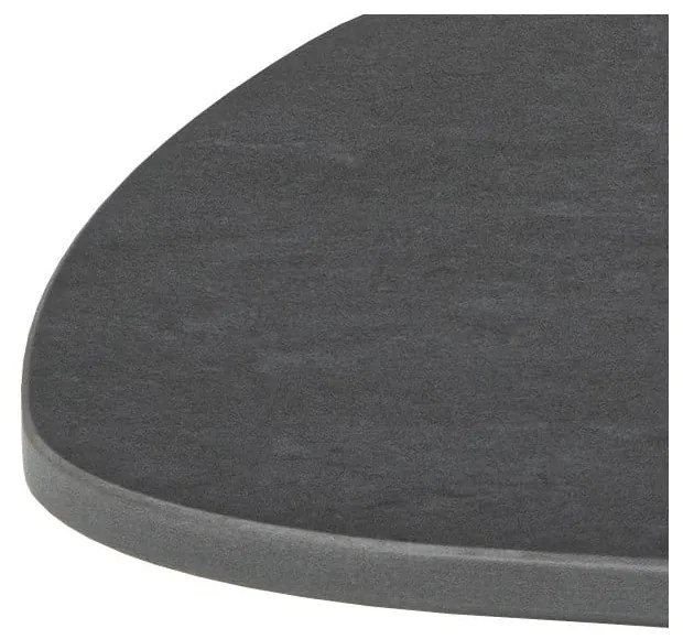 Fekete dohányzóasztal kerámia asztallappal 60x120 cm Caracas – Actona