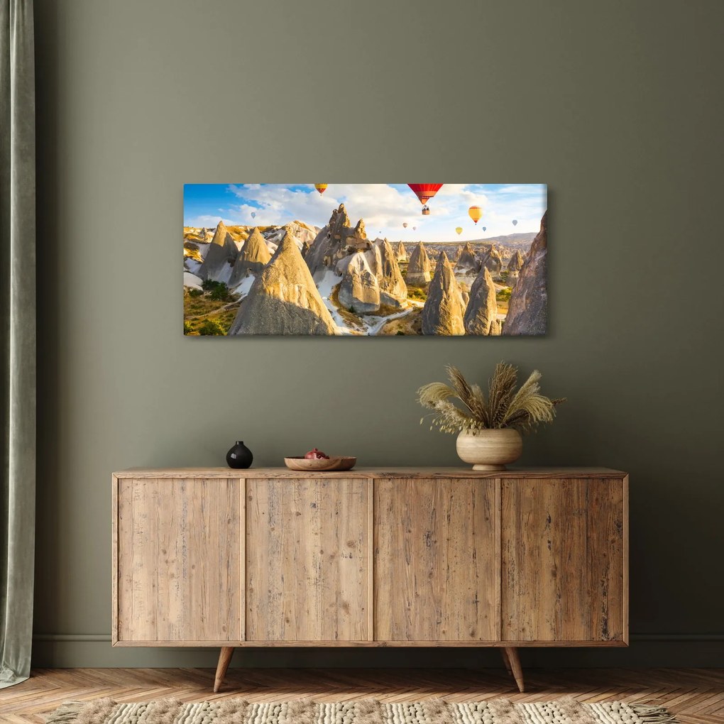 Kép - Hőlégballonok (120x50 cm)