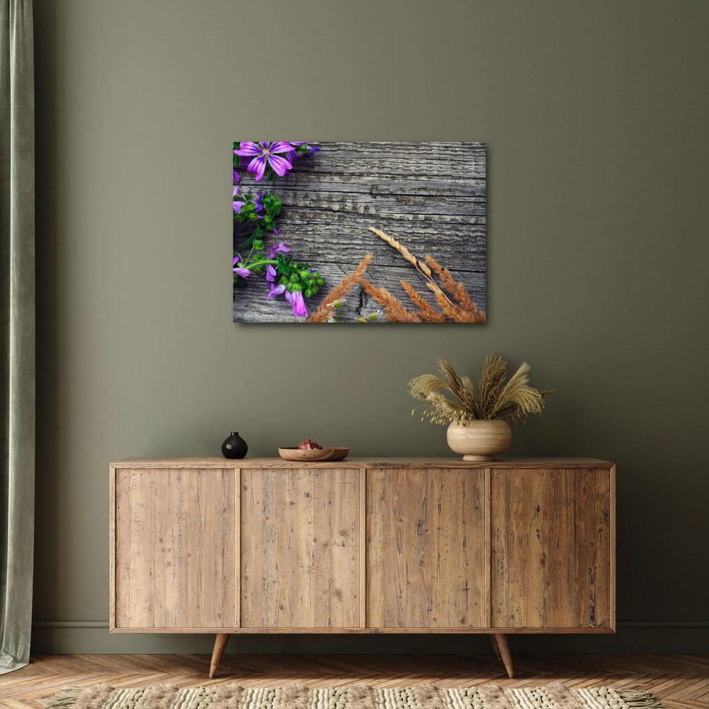 Kép - réti virágok (70x50 cm)