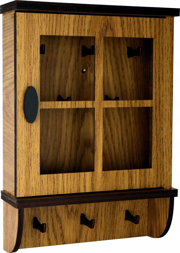 Szekrény, Kulcstartó Doboz 9 tölgy, Sok Különböző Minta