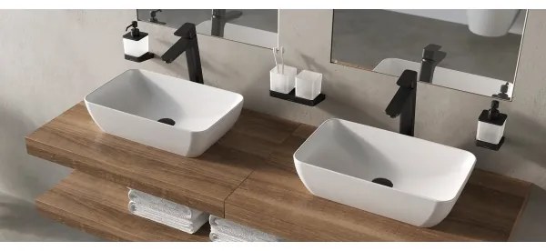 Ravak X070151 - Mosdócsaptelep FREE 33,4 cm fekete