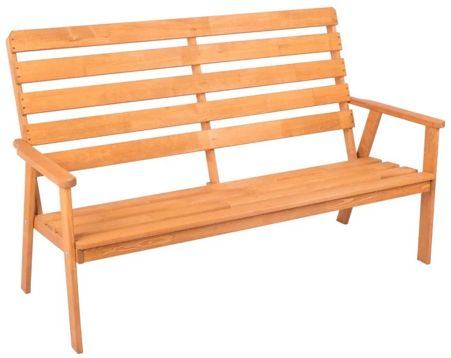 Tömörfa négyszemélyes kerti étkezőgarnitúra Sylva – Rojaplast