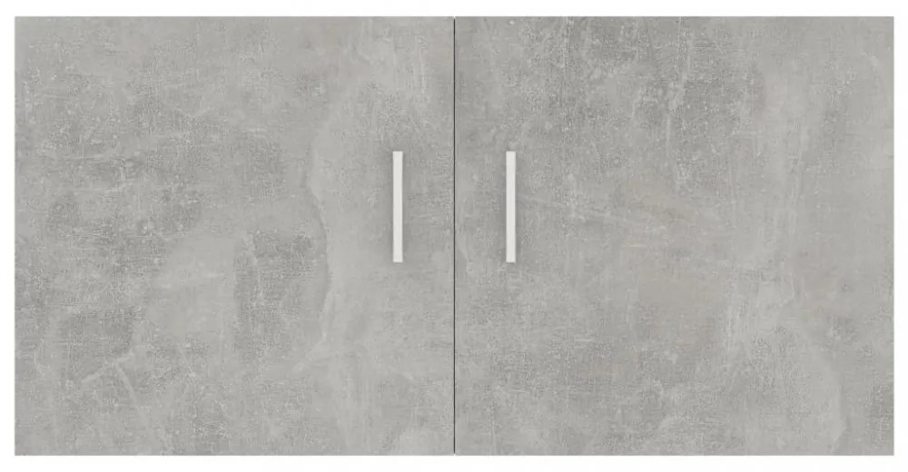 betonszürke szerelt fa falra szerelhető szekrény 80x39x40 cm