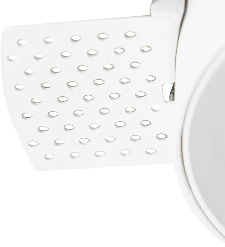 6 darabos modern, fehér, süllyesztett spotlámpa szett GU10 kerek keret nélküli - Oneon Honey