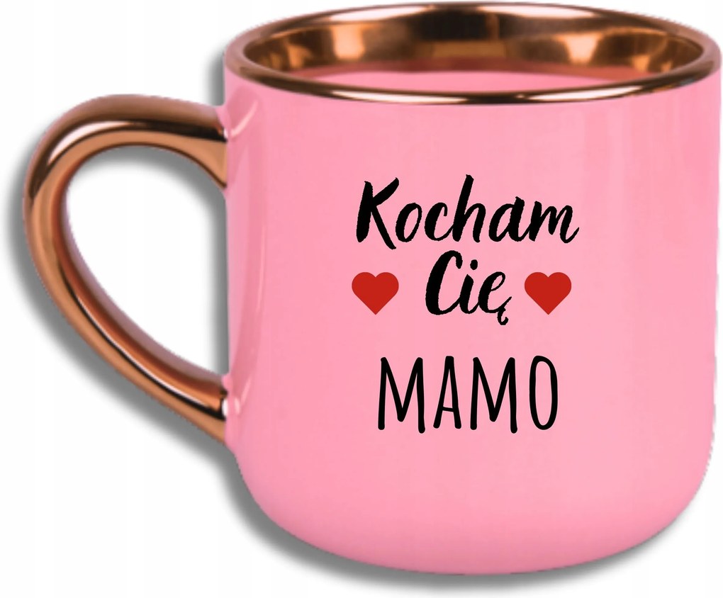 Bögre Rózsaszín Elegáns Nagy Szeretlek Anya