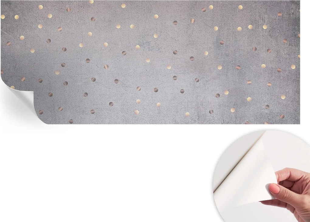 Dekoratív öntapadós tapéta Divatos minták Szimmetrikus pöttyök 250x104