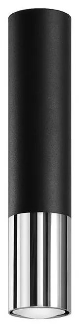 Sollux SL.0939 -Spotlámpa LOOPEZ 1xGU10/10W/230V fekete/króm